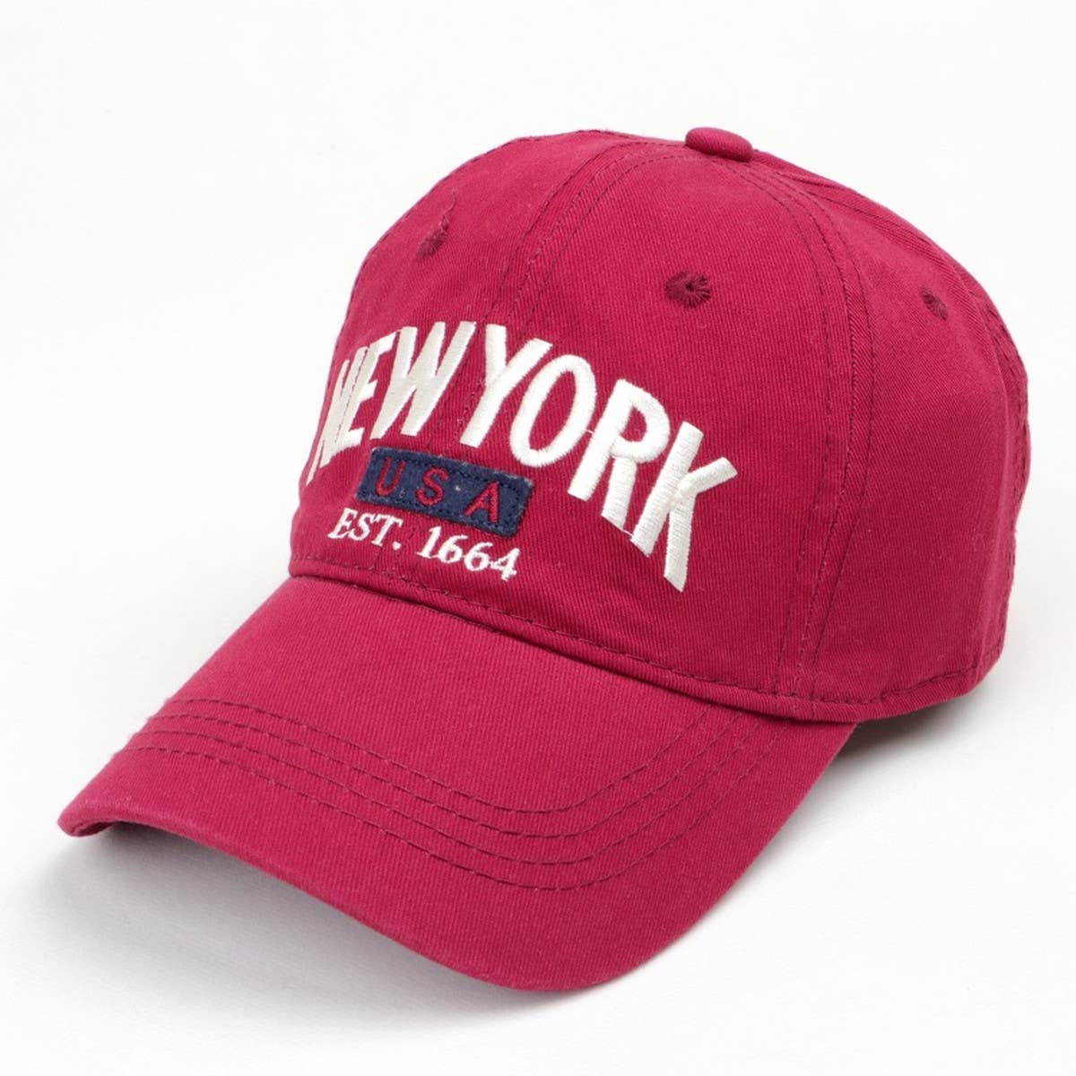 Soft Top Baseball Cap ??Embroidered Letter Sun Hat CWAH1535