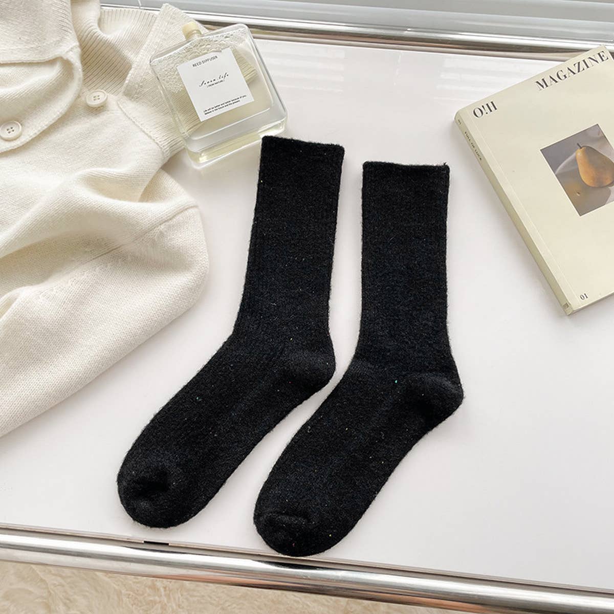 WOMEN WINTER THICKENED SOCKS WITH DOT YARN