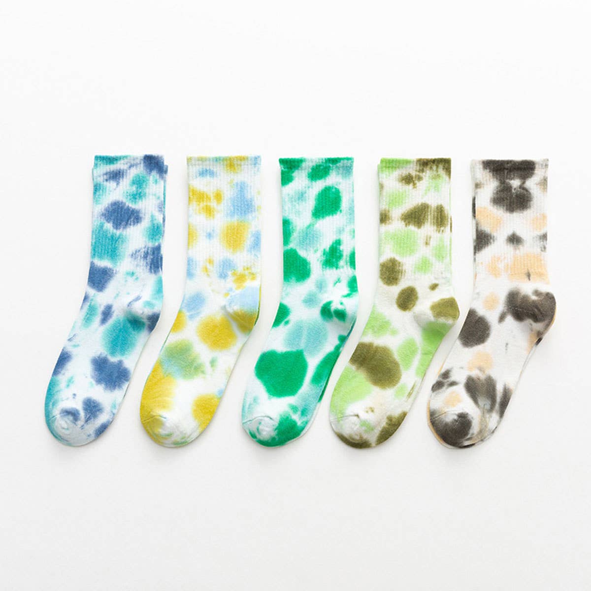 SIMPLE TIE-DYED SKATEBOARD SOCKS_CWMS0269