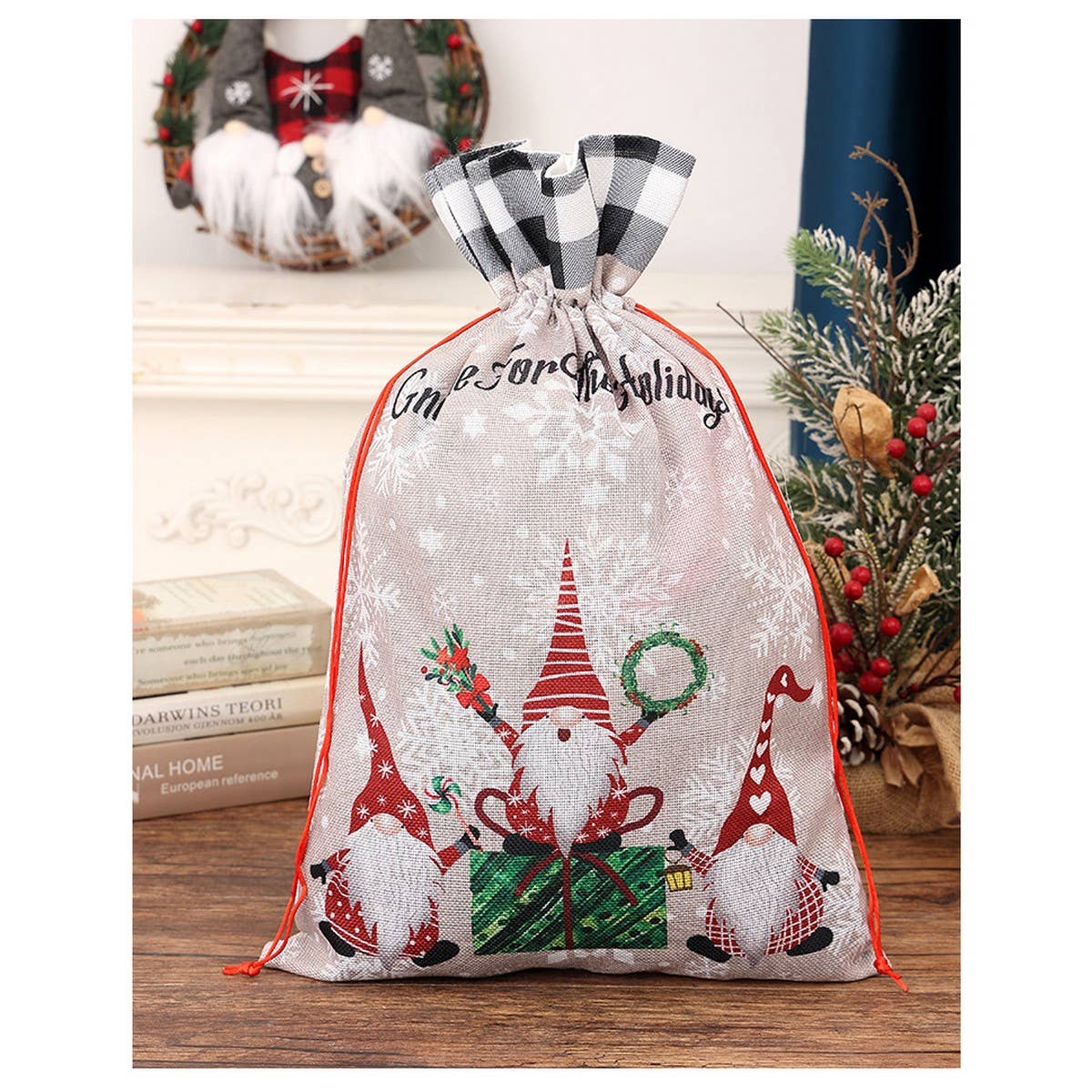 CWMM1752_Christmas Gift Bag Forest Old Man Goodie Bag