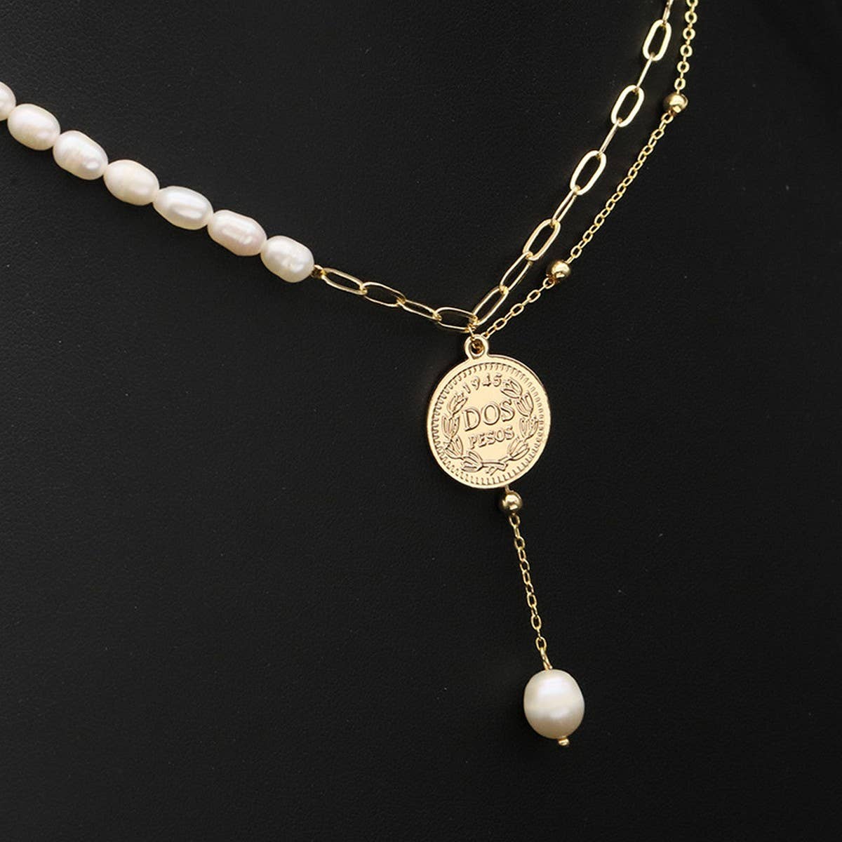 LUXURY NATURAL FRESHWATER PEARL NECKLACE