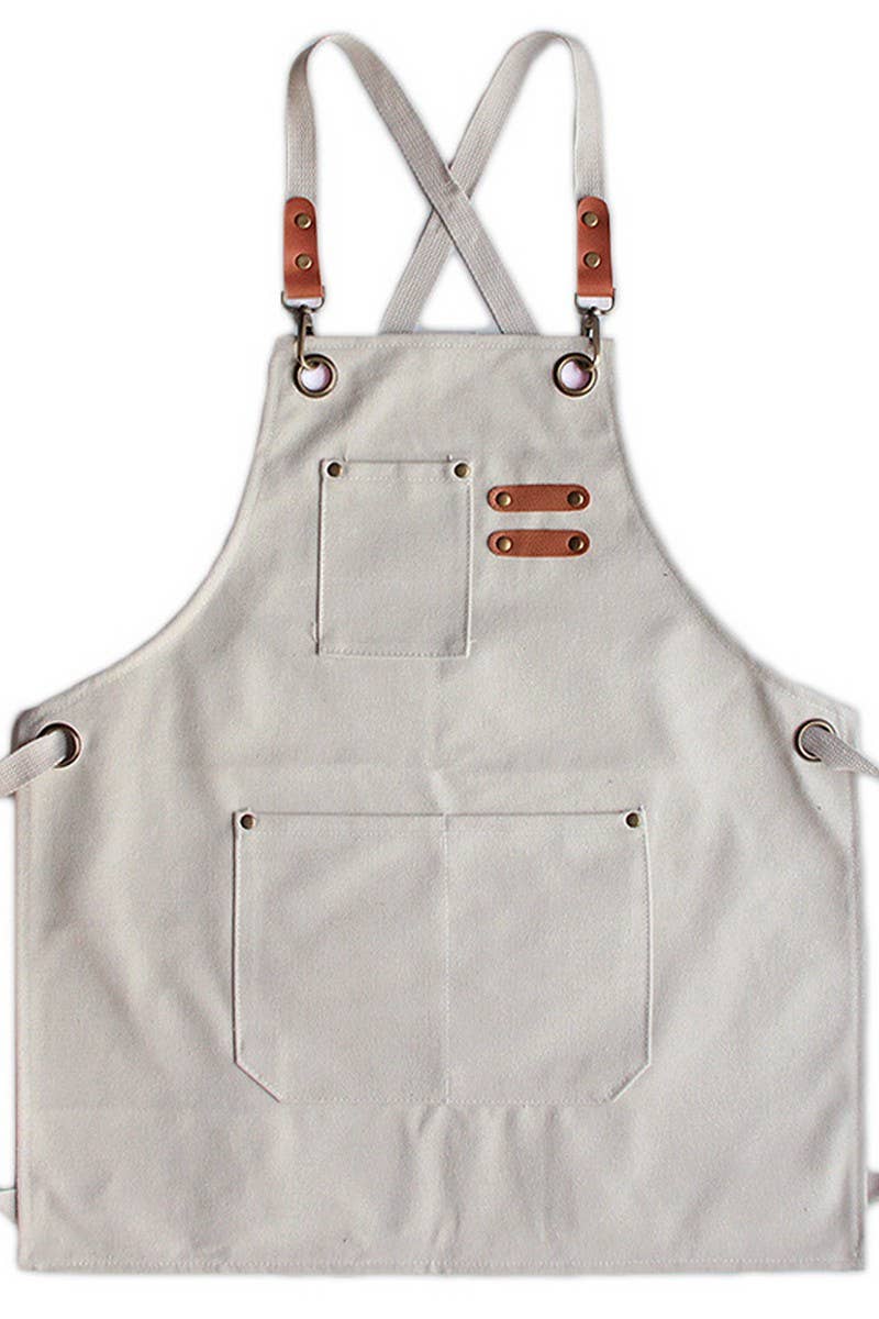 CWAB3990_COTTON CANVAS CHILDREN'S PAINTING APRON