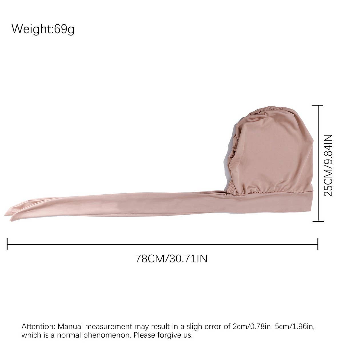 ETHNIC STYLE ELASTIC RIBBON PULLOVER HEADSCARF