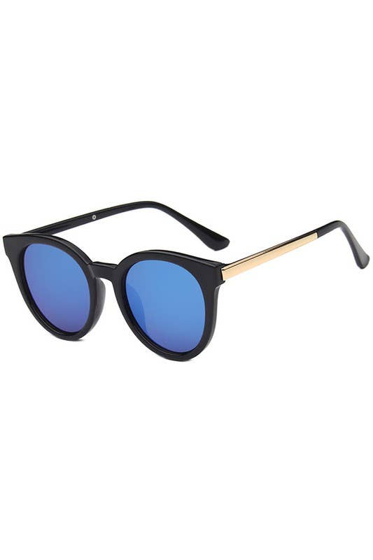 TRENDY FASHION ROUNDED SUNGLASSES