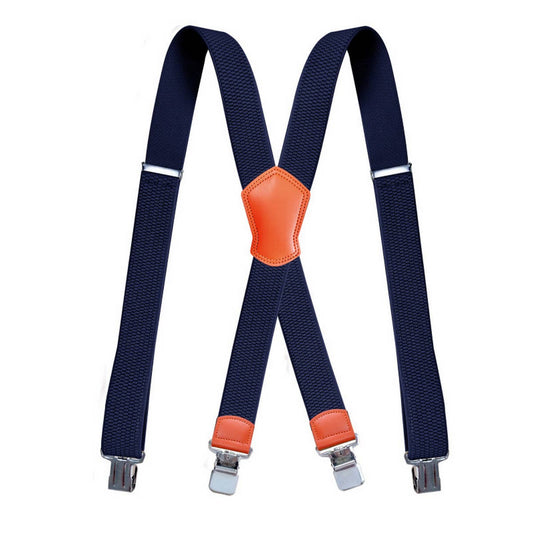 UNISEX ELASTIC X-SHAPED SUSPENDER CLIP