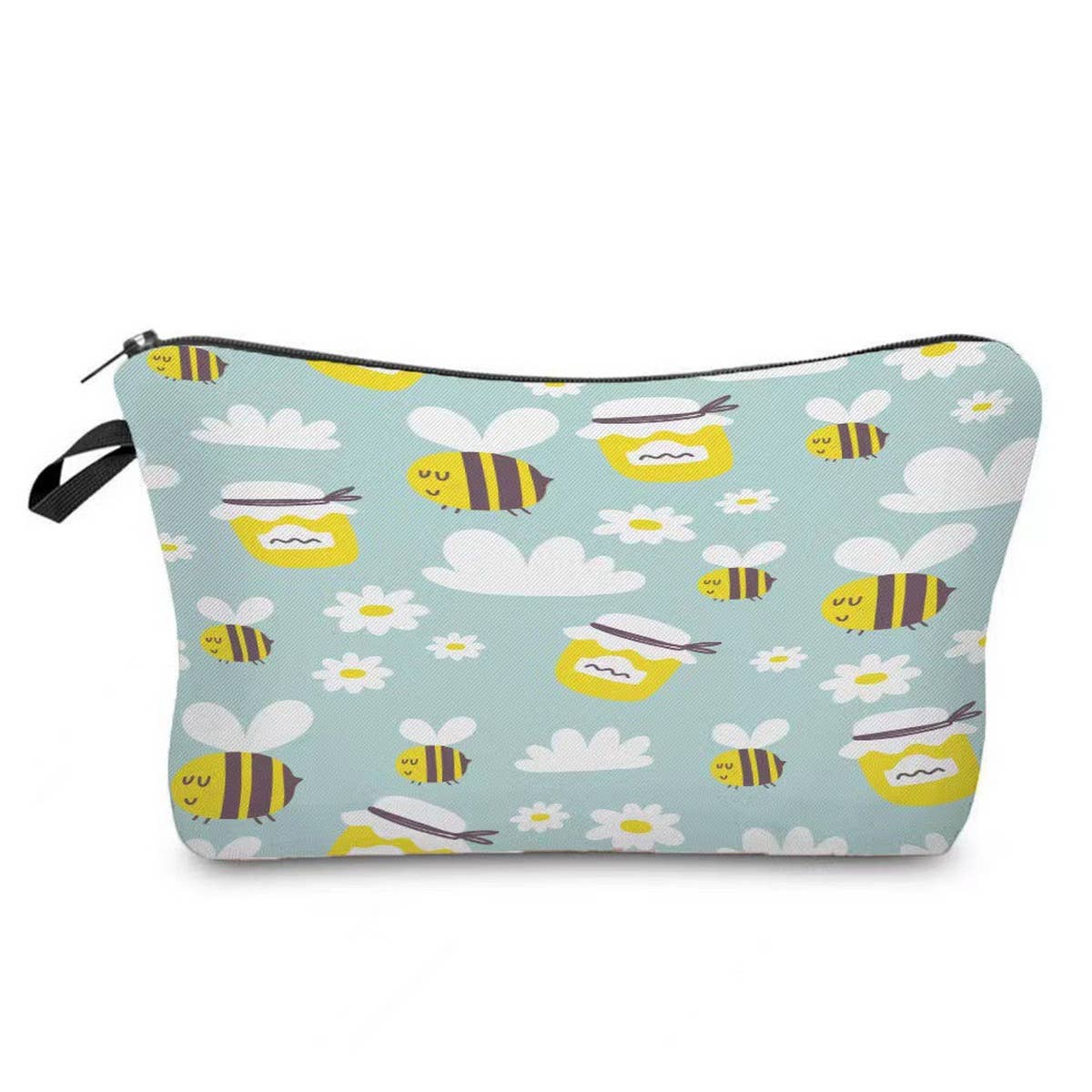 CUTE HARD-WORKING BEE PRINTED COSMETIC BAG_CWAB2269