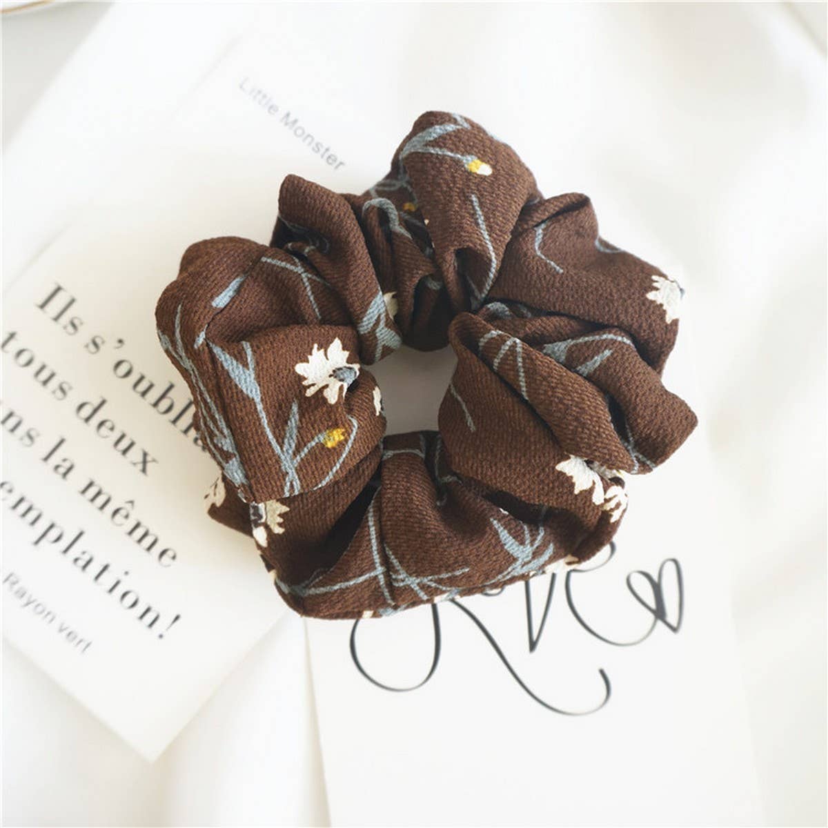 CHIFFON FABRIC HAIRBAND HAIR ACCESSORIES HAIR TIE