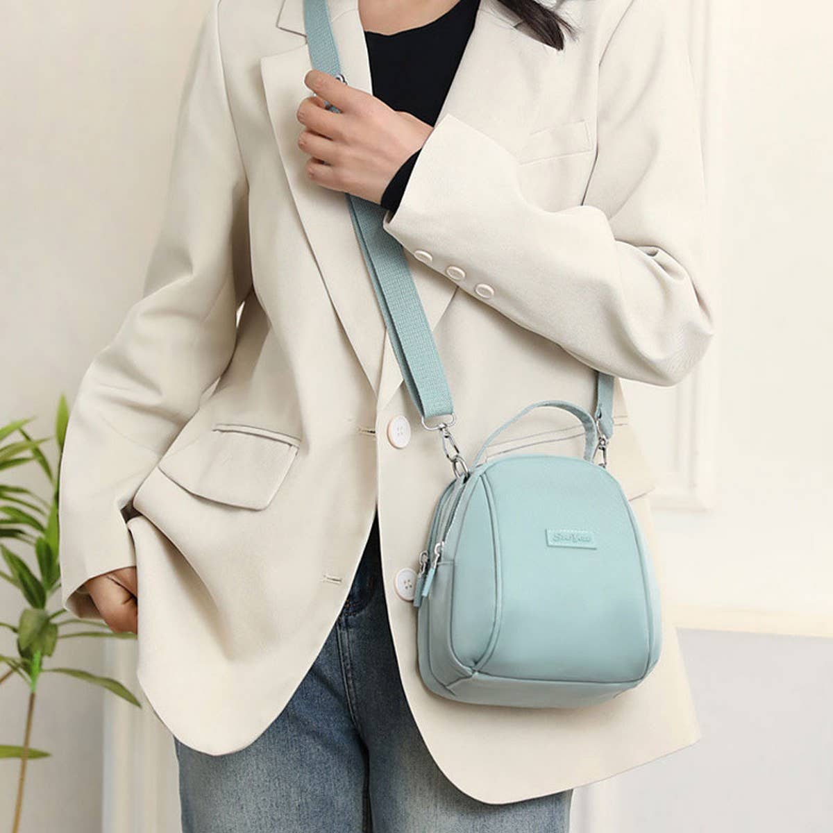 SIMPLE TRENDY FASHION SHOULDER MESSENGER BAG_CWAB3491
