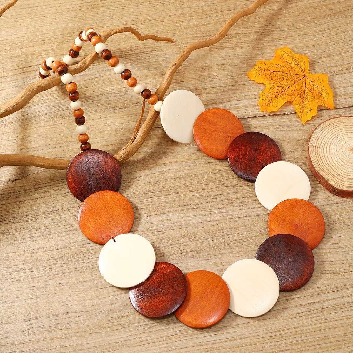 RETRO ETHNIC STYLE HAND-WOVEN BEADED NECKLACE_CWMM4441