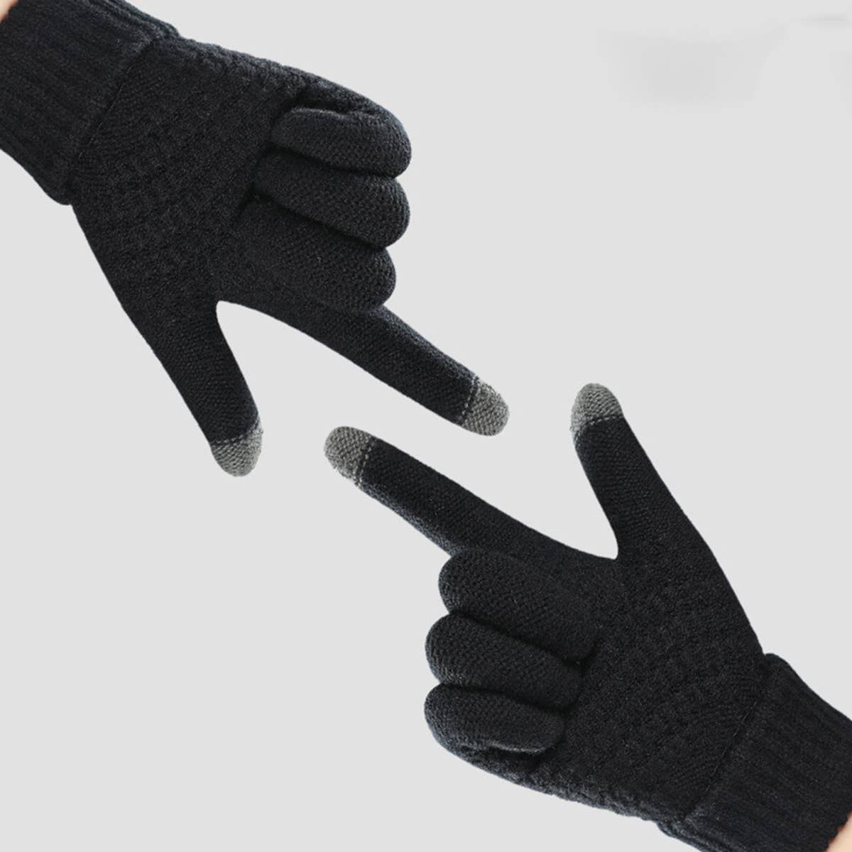 Unisex Touchscreen Gloves ? Soft Knit Winter Style_CWAG0022