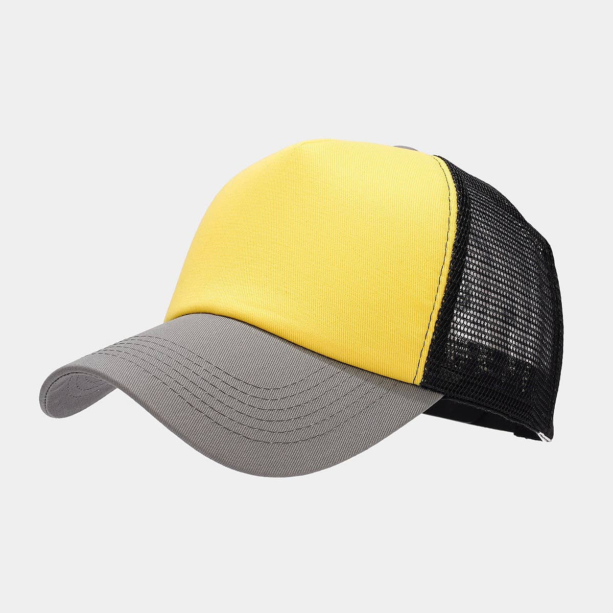 SPLICED LIGHT PANEL BREATHABLE BASEBALL CAP_CWAH1572