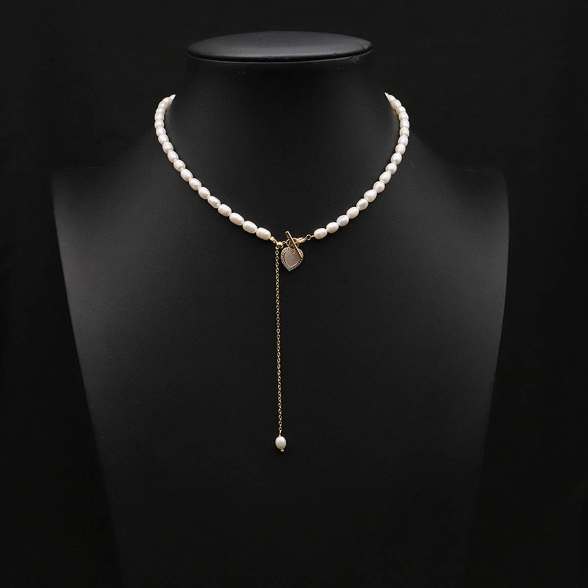 ALL-MATCH LUXURY LOVE PEARL PENDANT NECKLACE_CWAJE3851