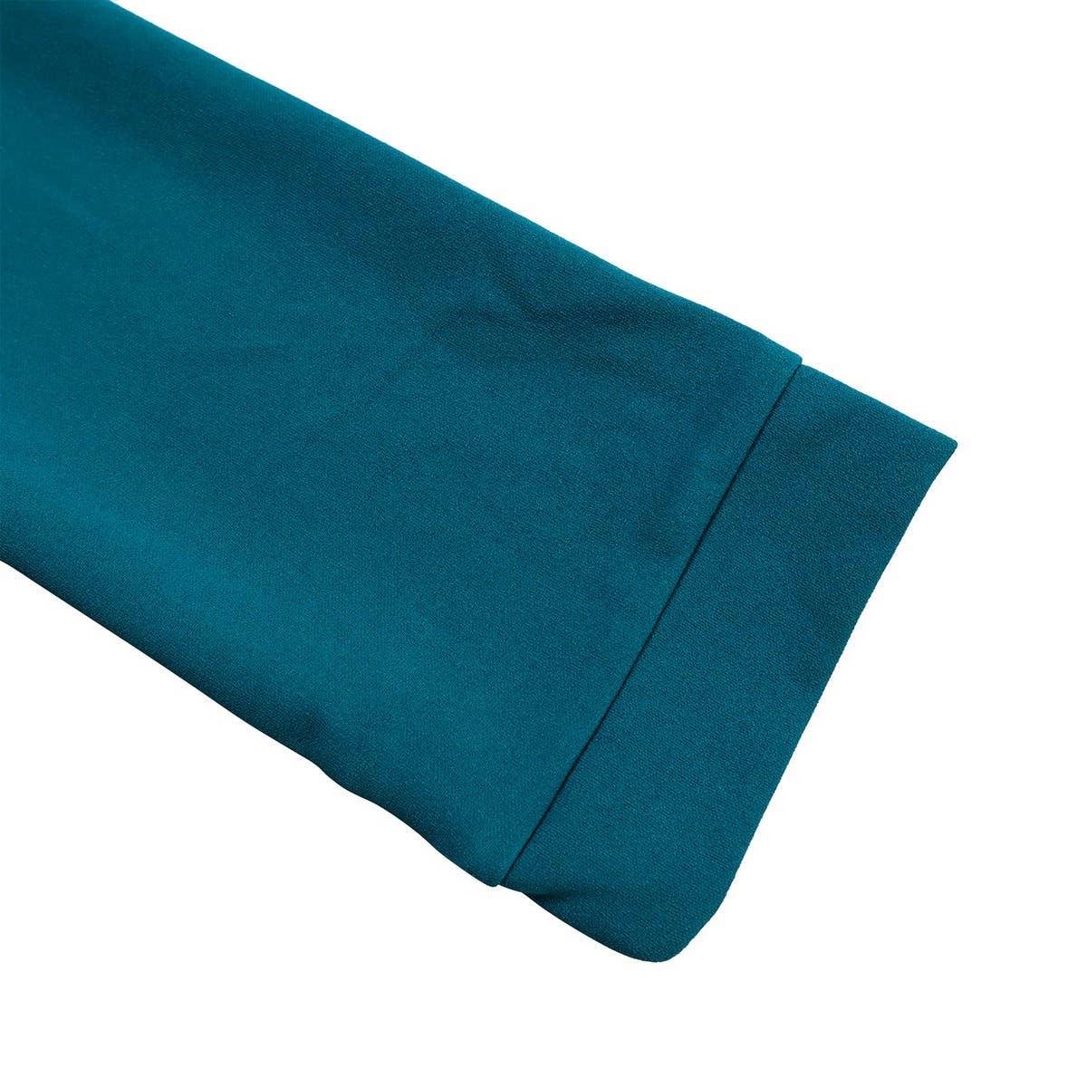 FASHION SUIT COLLAR PLEATED WAIST PLUS SIZE DRESS_CWDMD3653