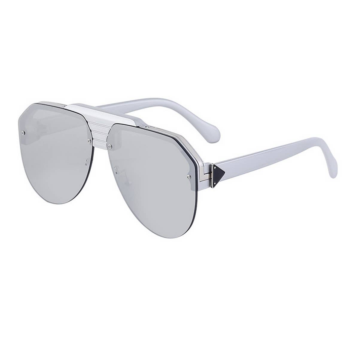 FASHION HALF-FRAME TOAD ANTI-ULTRAVIOLET SUNGLASSES_CWASG073