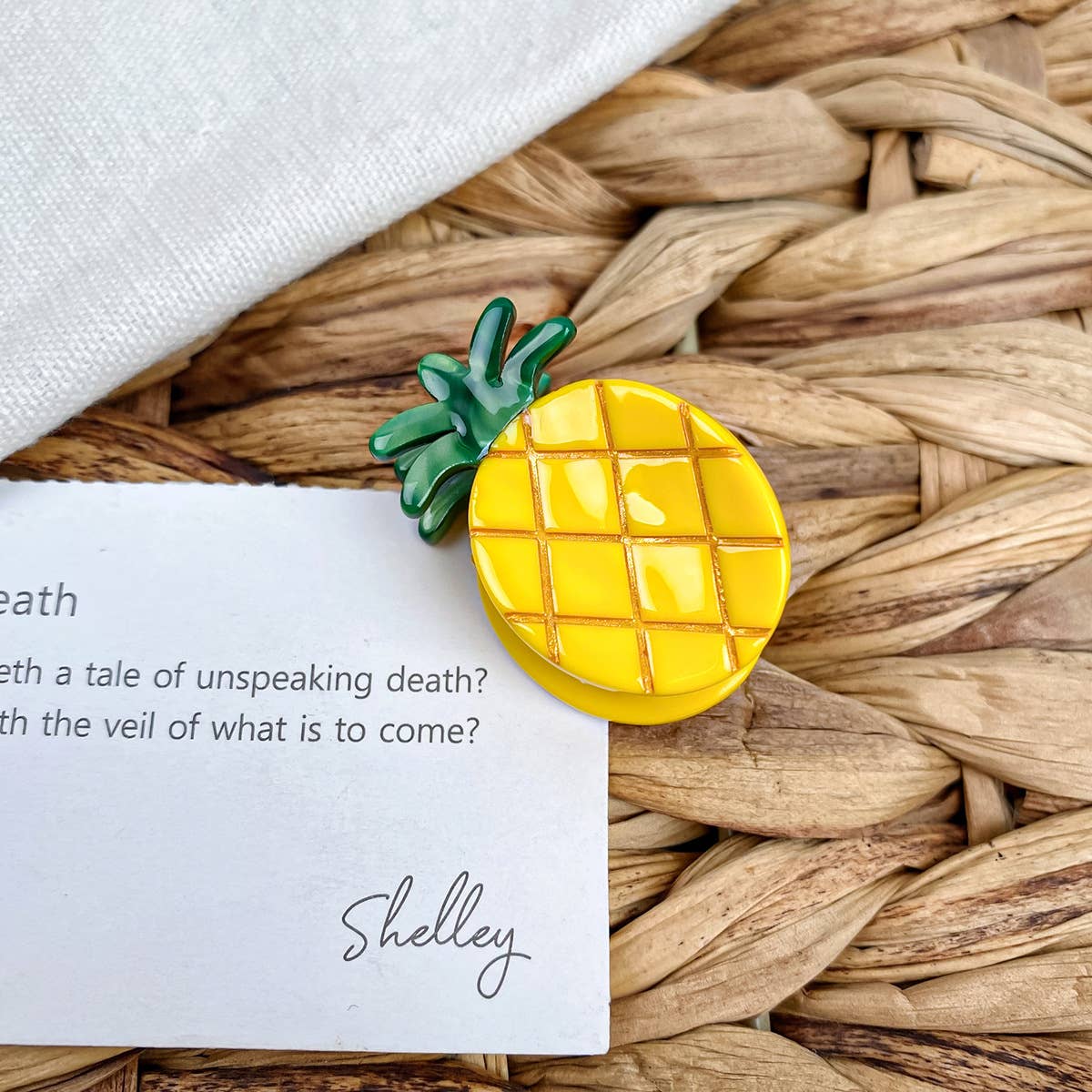 Mini acetic acid grab clip Cute fruit hair clip