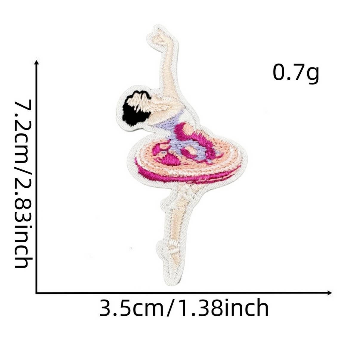 CUTE SOLID COLOR CARTOON BOW EMBROIDERED PATCH