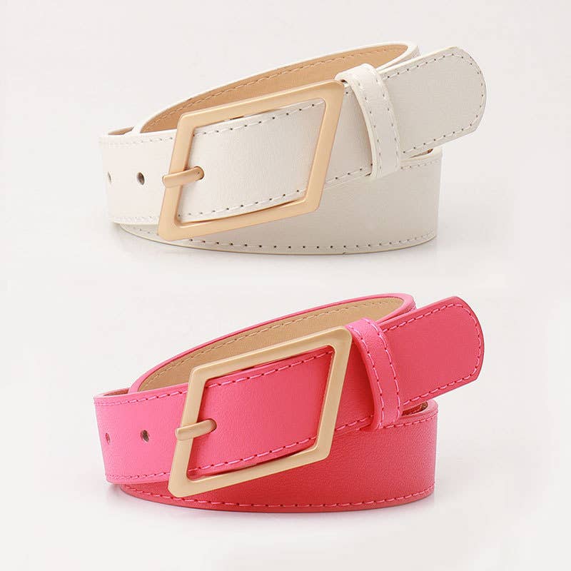 Versatile and high-end alloy pin buckle belt