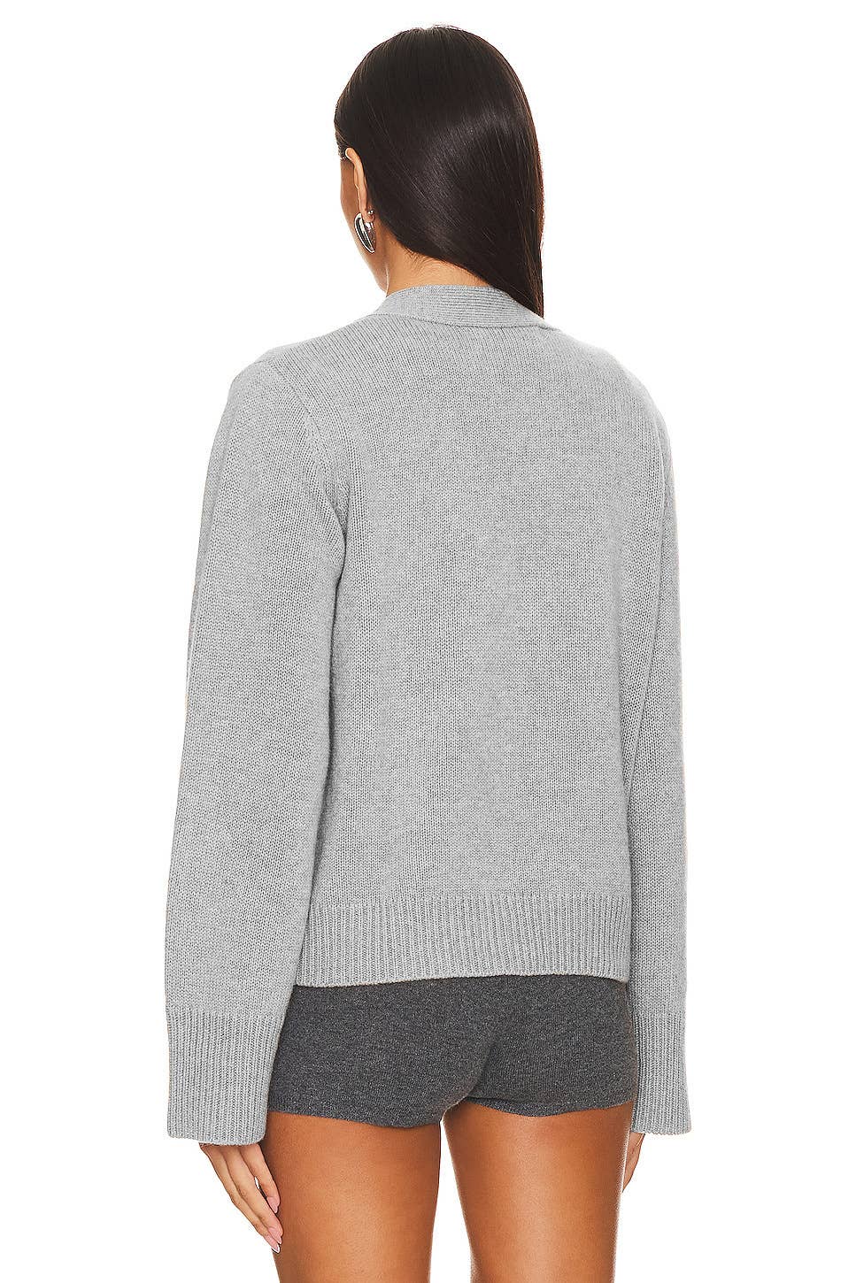 SOLID COLOR LONG-SLEEVED CASUAL CARDIGAN SWEATER