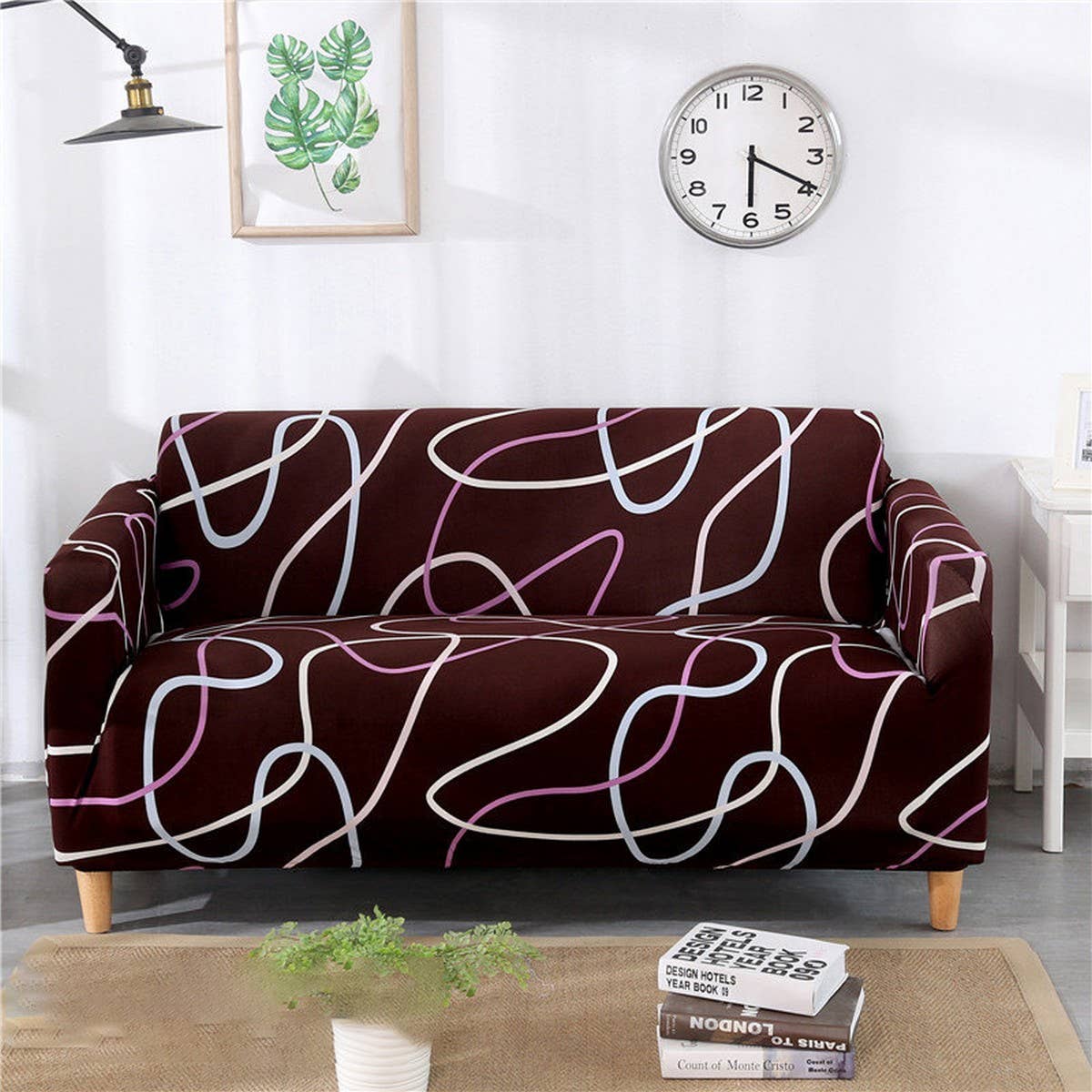 Stretch Sofa Cover, Full Wrap Chinese Style_CWMM8312