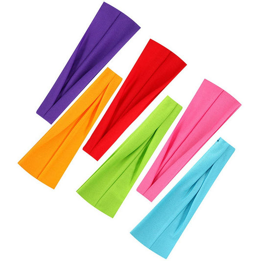 CWAHA6422_EUROPEAN AND AMERICAN SOLID COLOR SPORTS HEADBAND