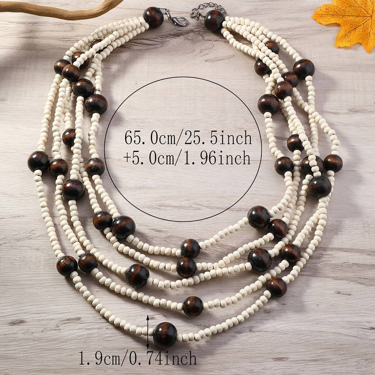 FASHIONABLE ETHNIC STYLE PURE BEADED NECKLACE