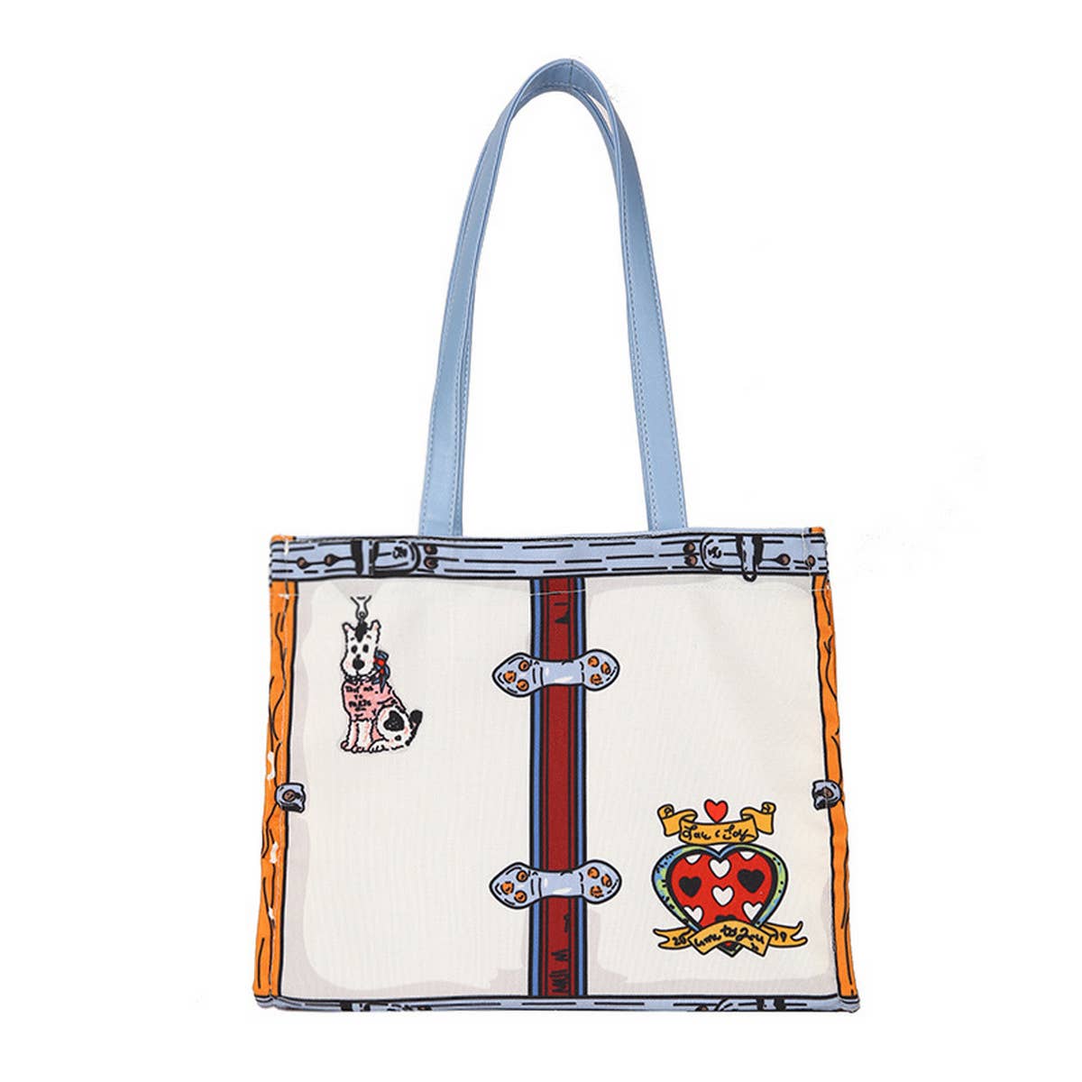 SIMPLE CANVAS ONE-SHOULDER HANDBAG_CWAB0999