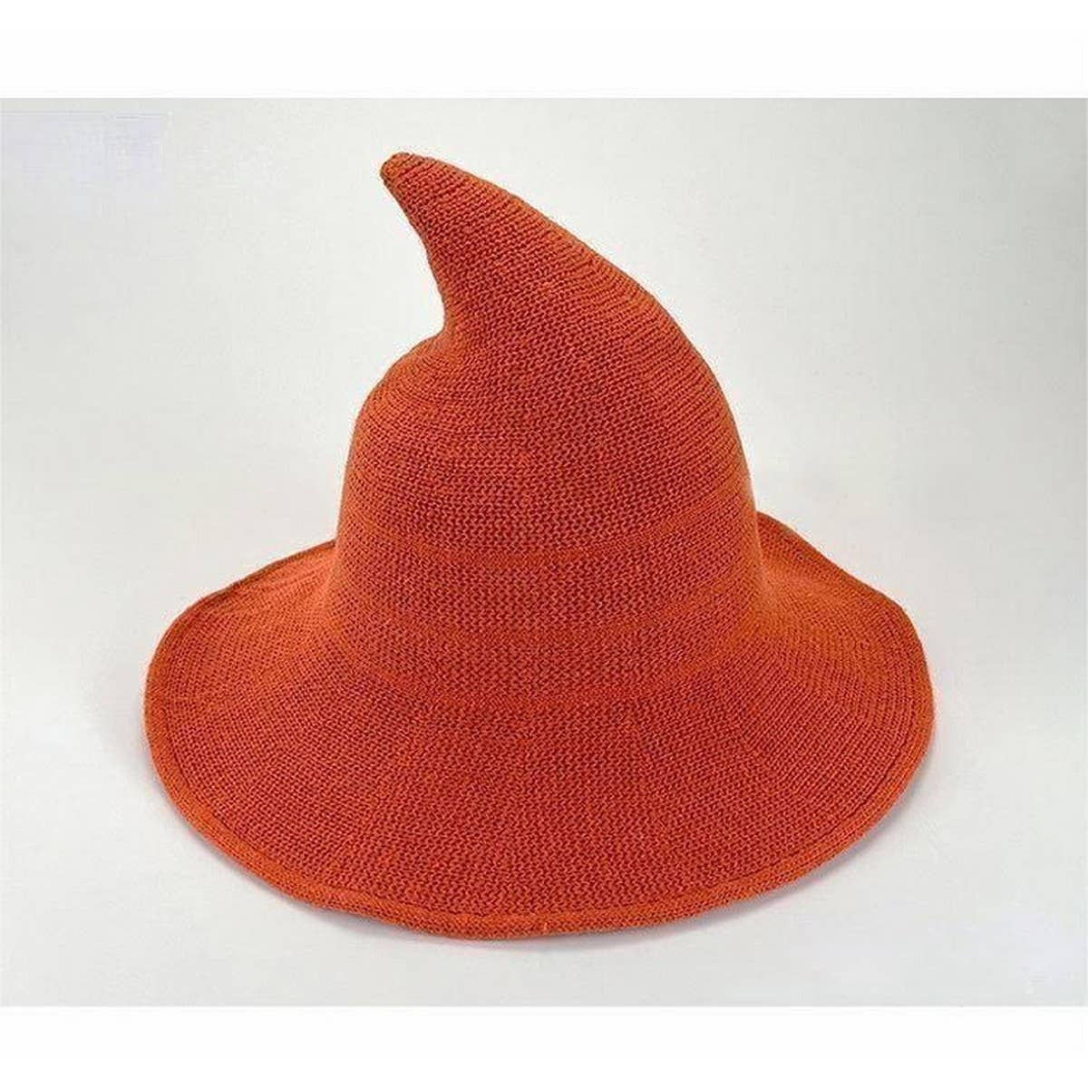 CWAH1677_Halloween Personality Knitted Hip Hop Witch Hat