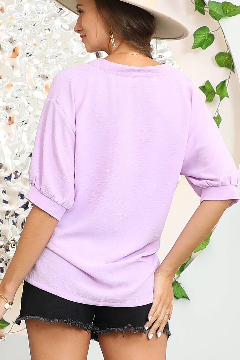 WOMEN FASHION MEDIUM SLEEVED SHIRT_CWTBLS195