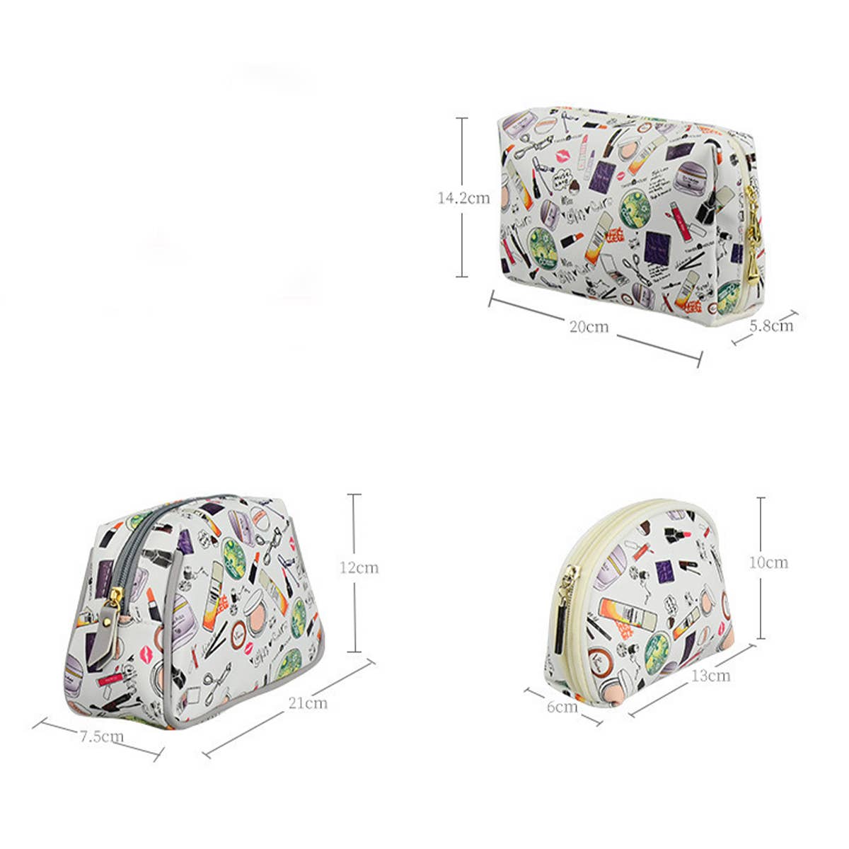 CONVENIENT FASHION PRINTING MAKEUP STORAGE BAG_CWAB1095
