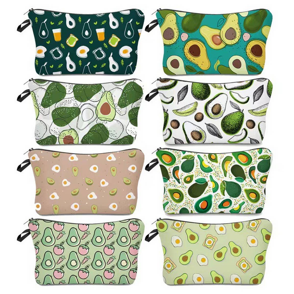 PRINTED AVOCADO SERIES COSMETIC BAG_CWAB2265