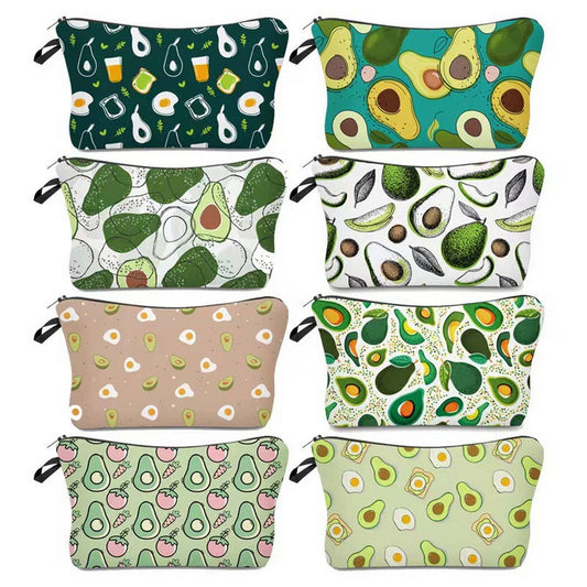 PRINTED AVOCADO SERIES COSMETIC BAG_CWAB2265
