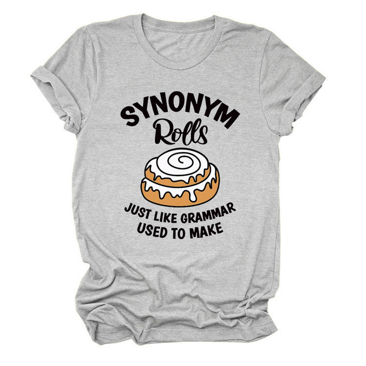 Loose Fit Women¡¯s T-Shirt with Cute Graphic