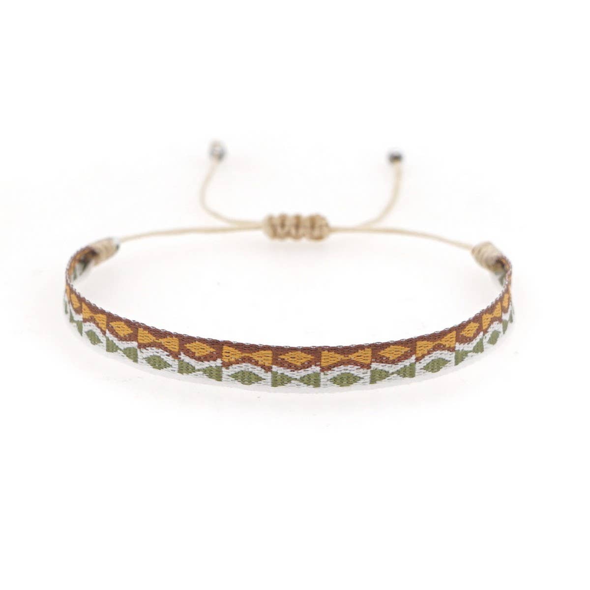 ETHNIC STYLE NYLON RIBBON RETRO HANDMADE BRACELET_CWMM3870