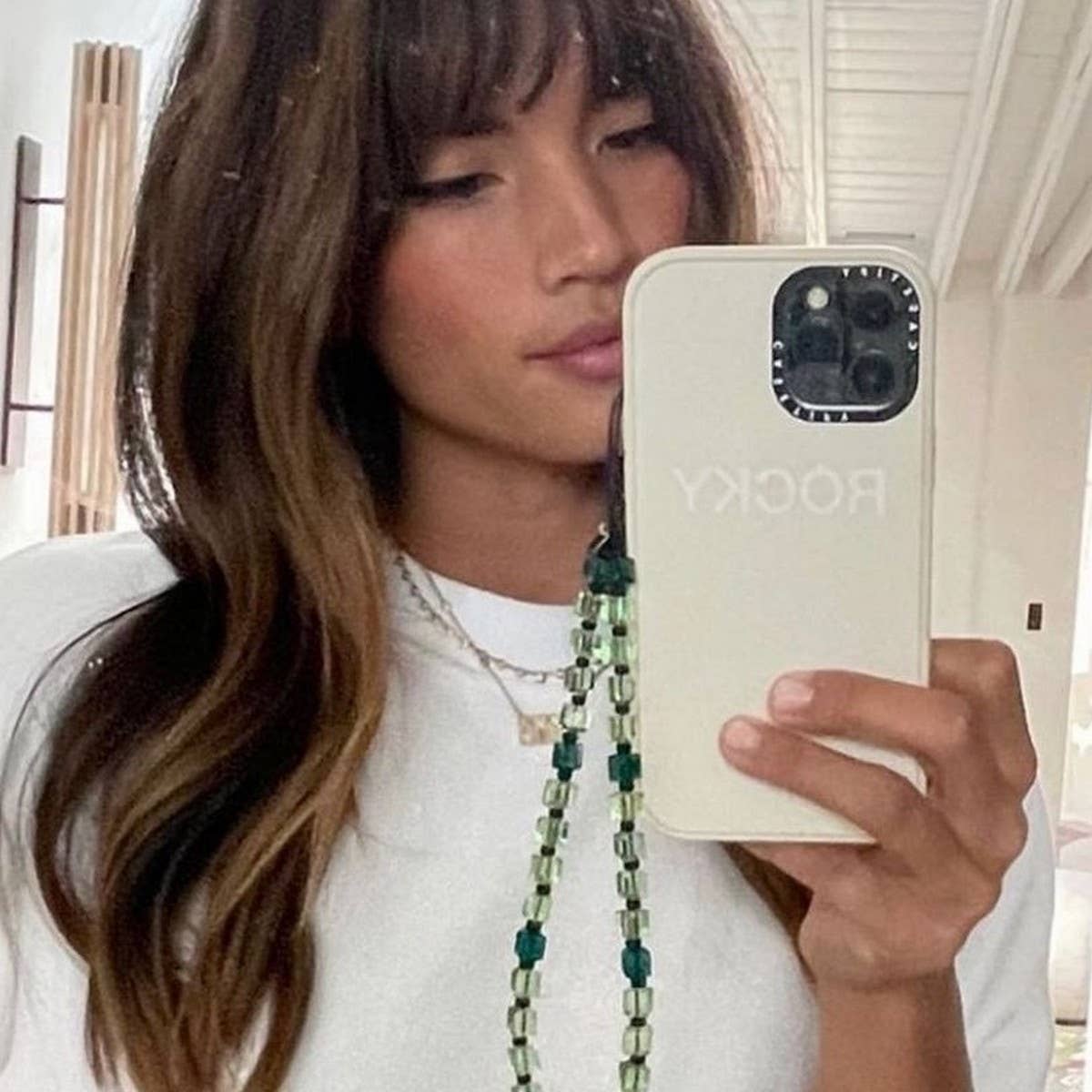 CWMM8715_FASHION GEOMETRIC SQUARE CRYSTAL PHONE STRAP