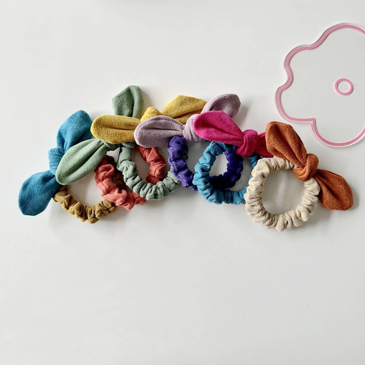 CHILDREN'S NEW BOW COLOR MATCHING HAIR ROPE