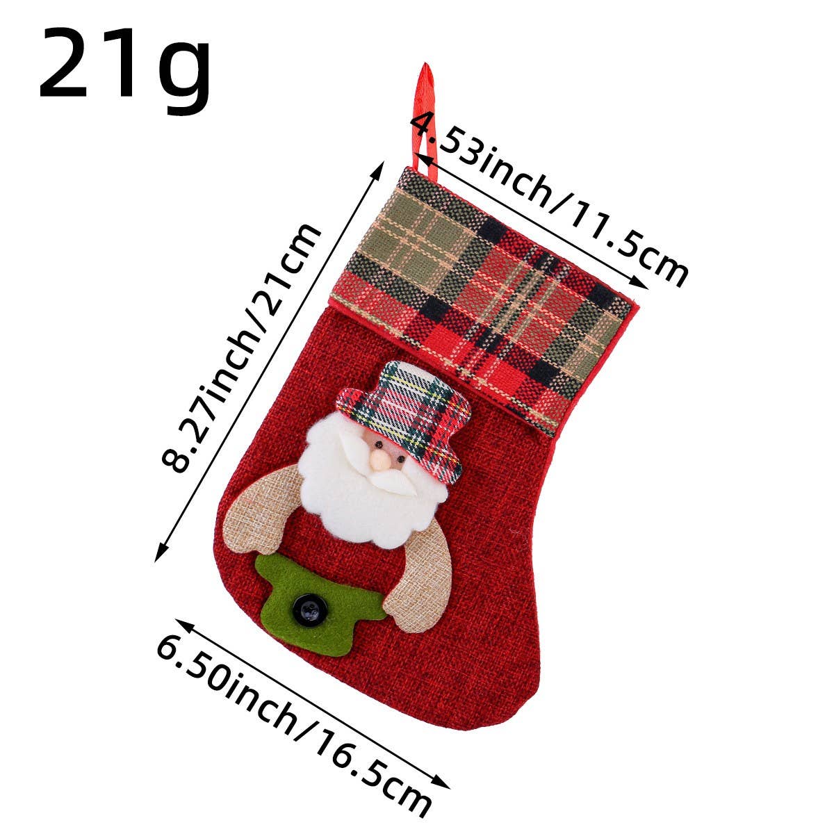CREATIVE CHRISTMAS TREE PENDANT SOCKS GIFT BAG