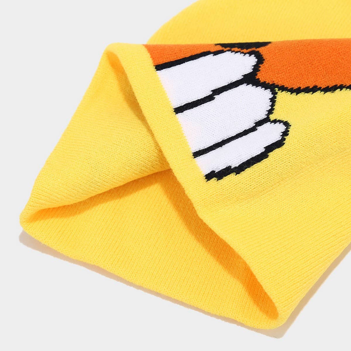 CUTE CARTOON PATTERN WINTER KNITTED HAT