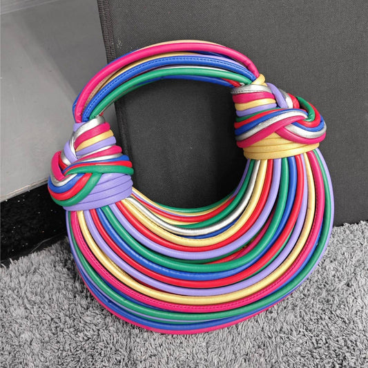 STYLISH BRAIDED DOUBLE KNOT BAG_CWAB1910