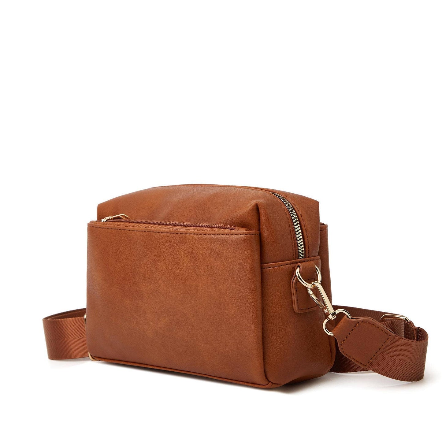 Zipper water-resistant PU single-shoulder bag