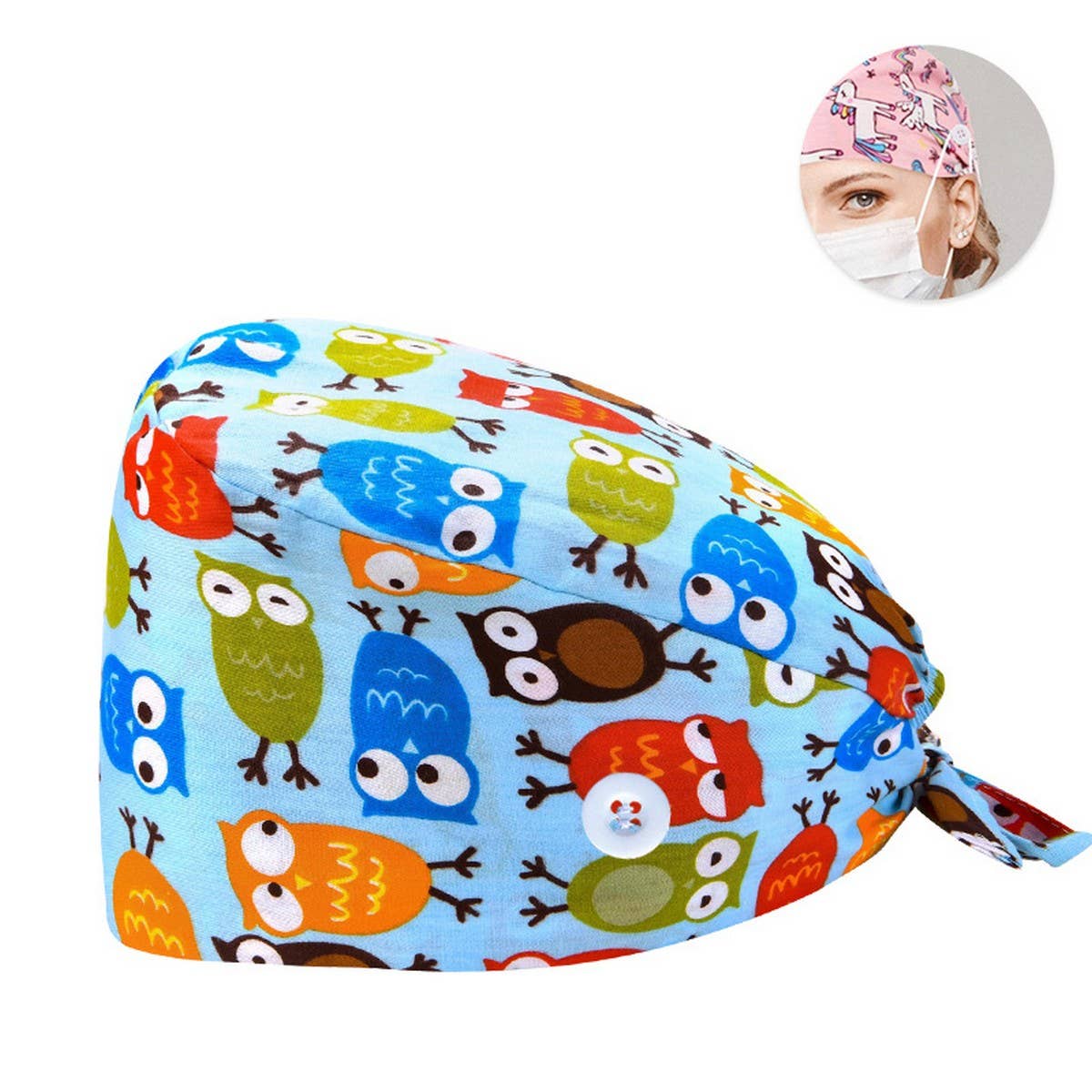 SURGICAL CAP DOCTOR CAP COTTON PRINTED CAP_CWAH3330