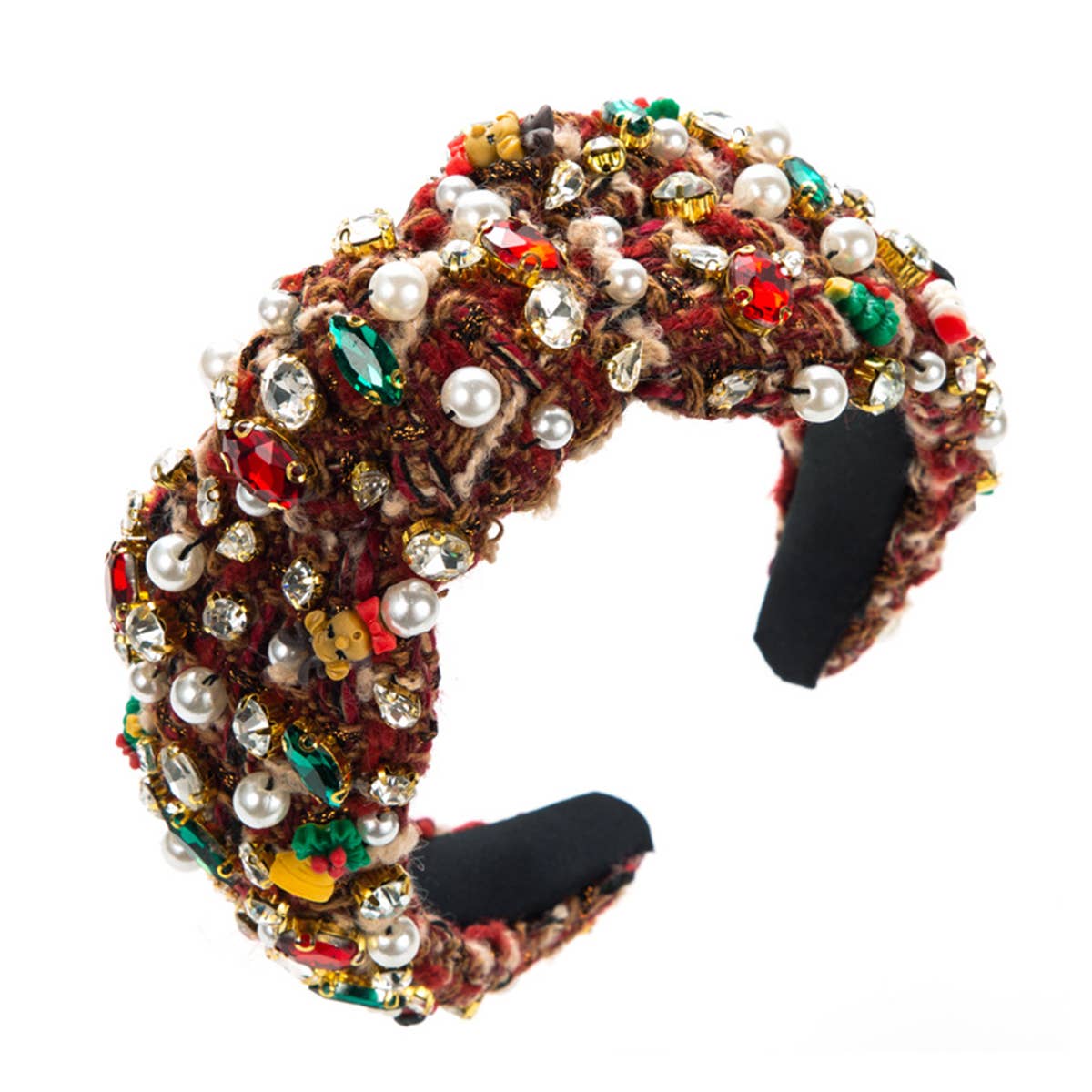 CHRISTMAS HEADBAND SMALL FRAGRANCE PEARL BELL