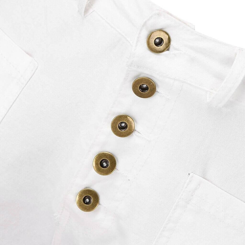 Breasted flared flared high-bounce slim jeans