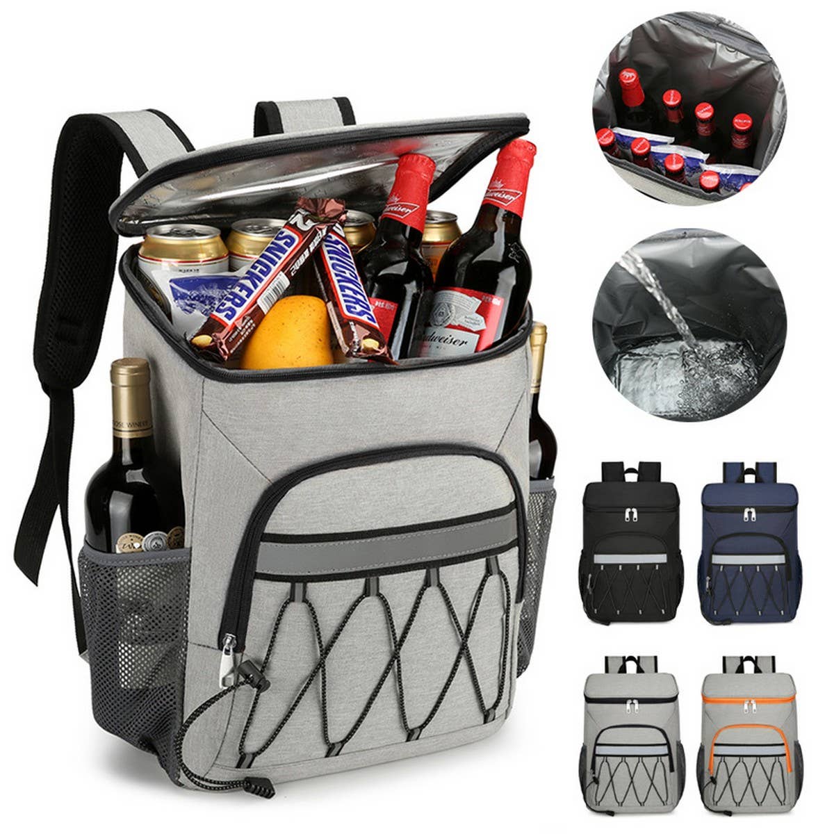 Oxford Cooler Backpack for Outdoor Picnic Use_CWAB5430