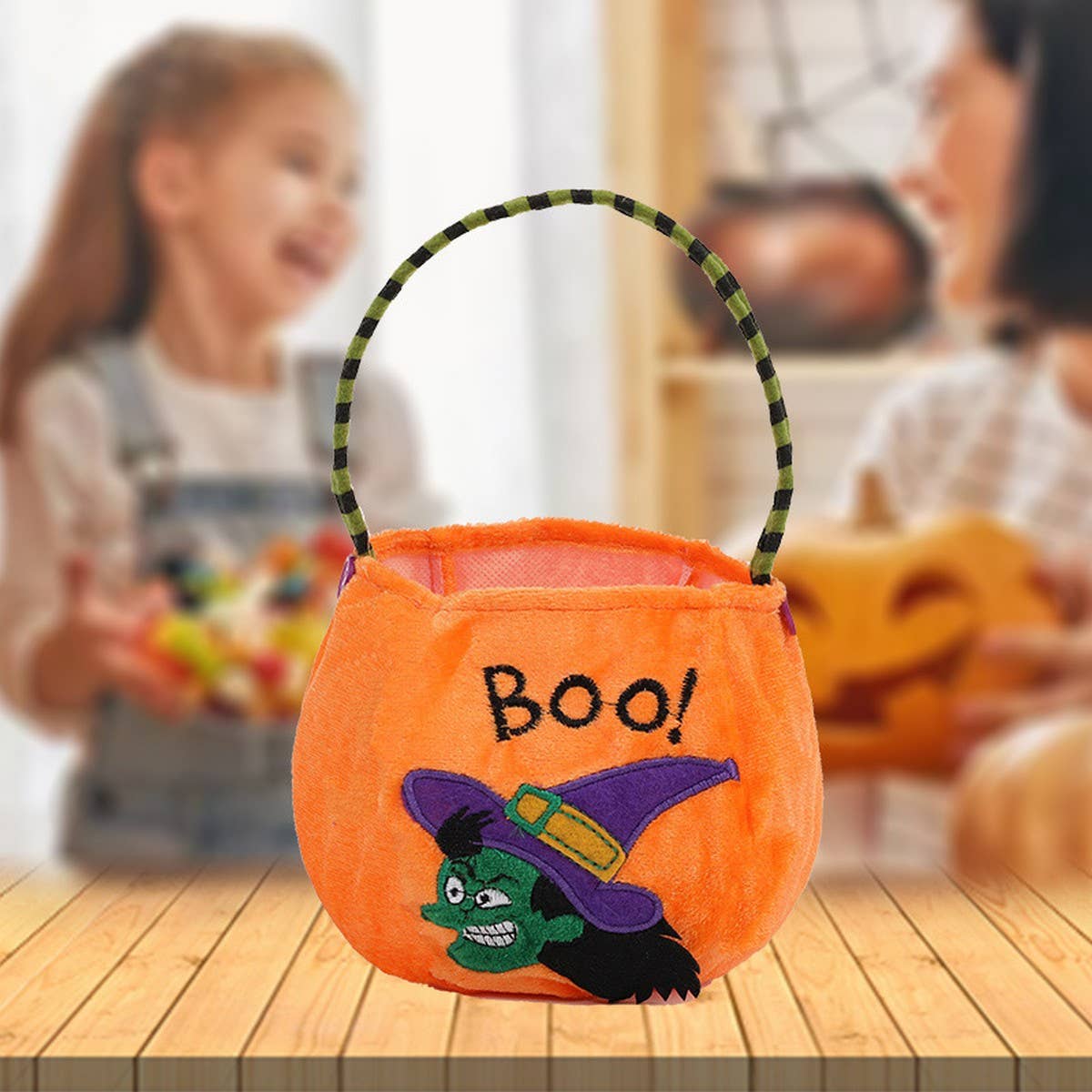 CWAB2572_Halloween Pumpkin Candy Tote Gift Bag
