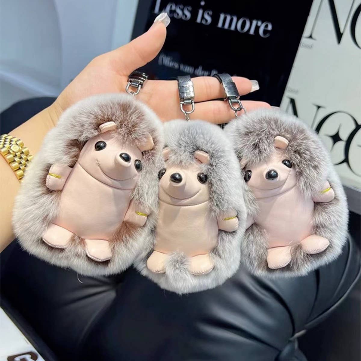 CUTE LITTLE HEDGEHOG CAR KEYCHAIN BAG PENDANT