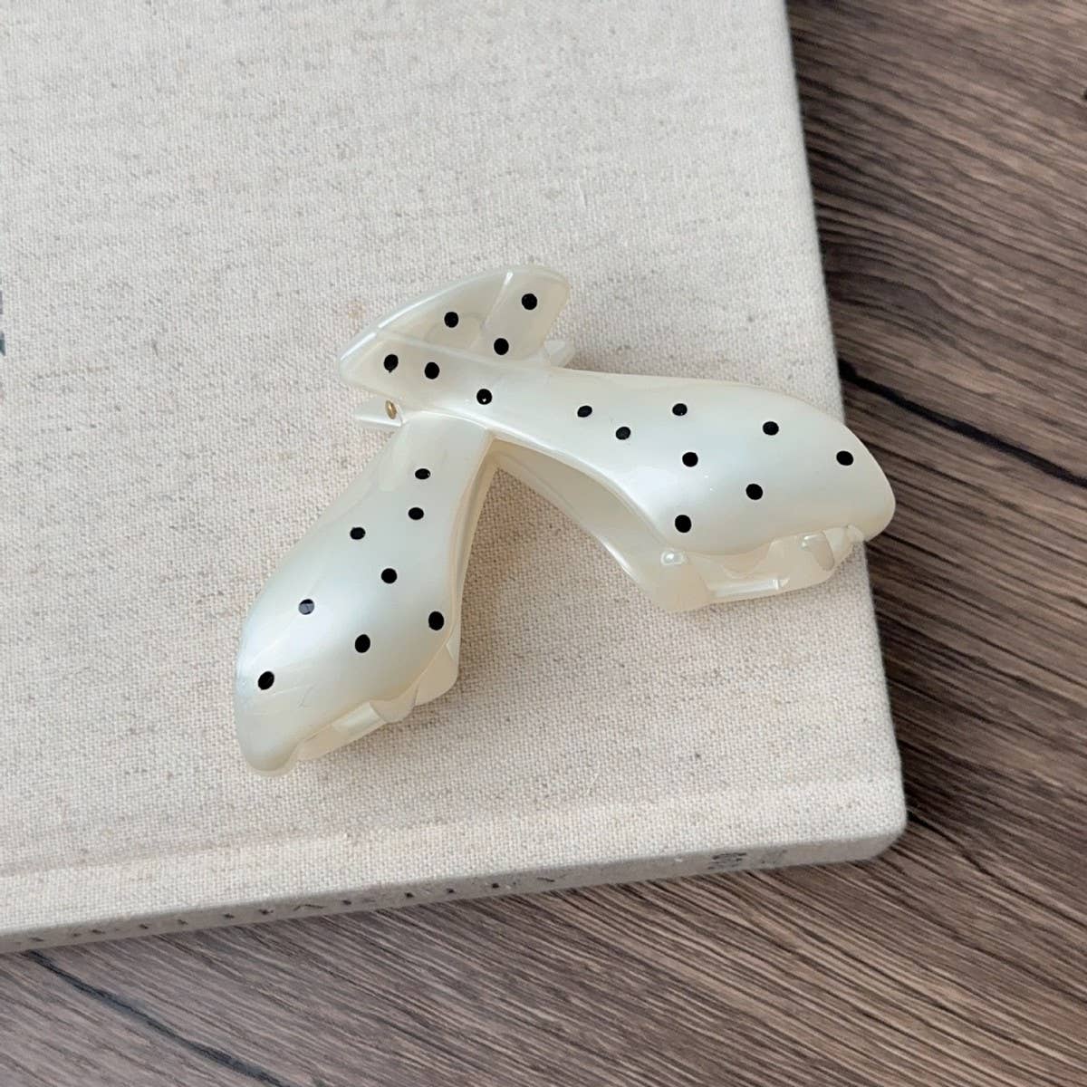 FRENCH POLKA DOT NEW HIGH-END HAIR CLIP