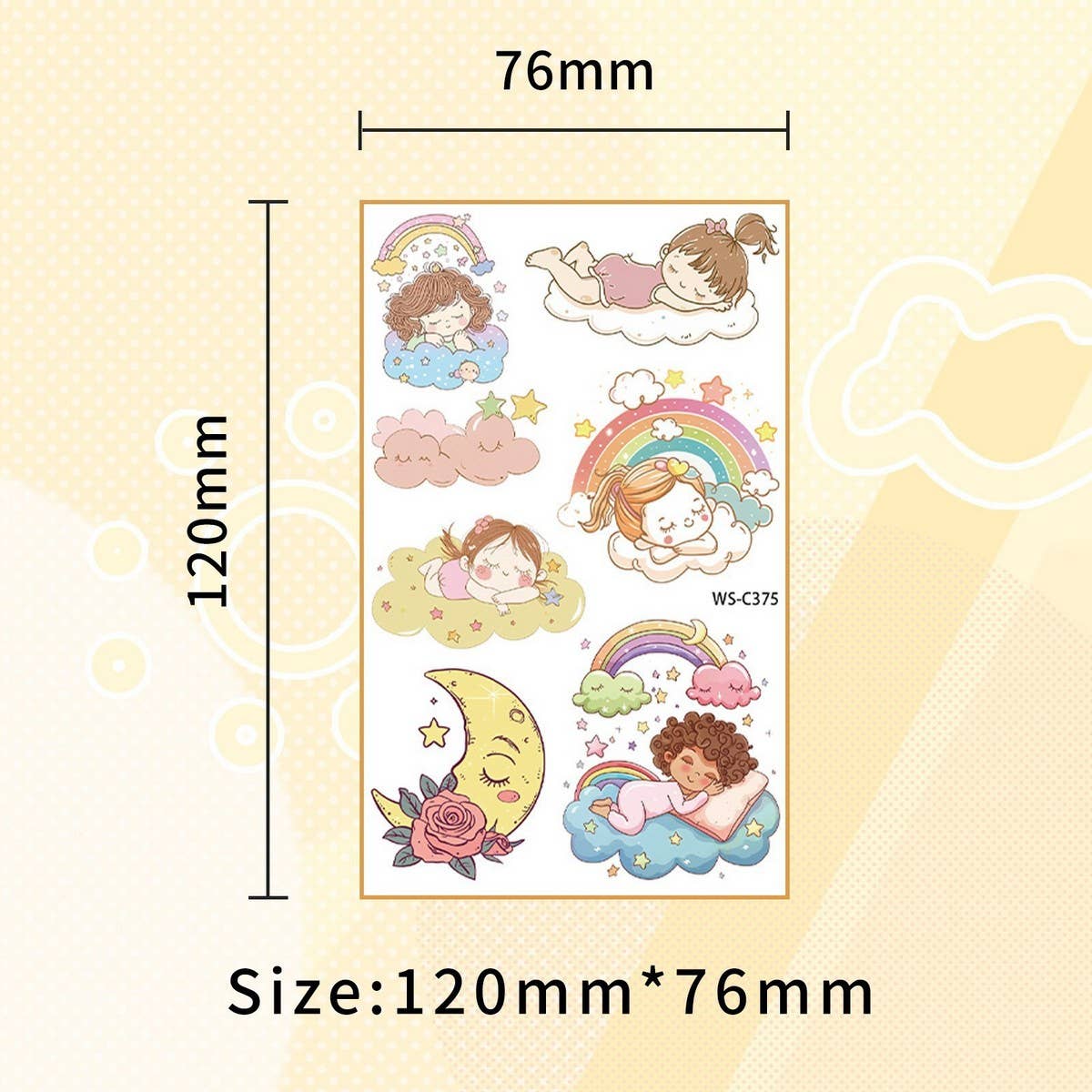 Butterfly Tattoo Stickers for Girls ??Party Fun_CWMM8375