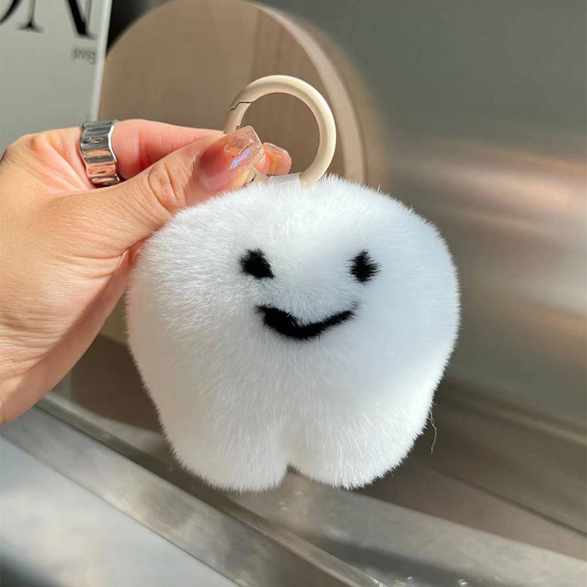 CUTE LITTLE TEETH CAR KEYCHAIN BAG ACCESSORIES