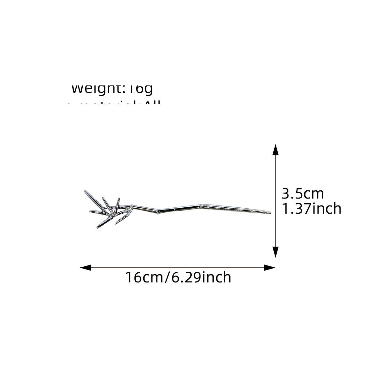 Simple metal hairpins ancient-style accessories