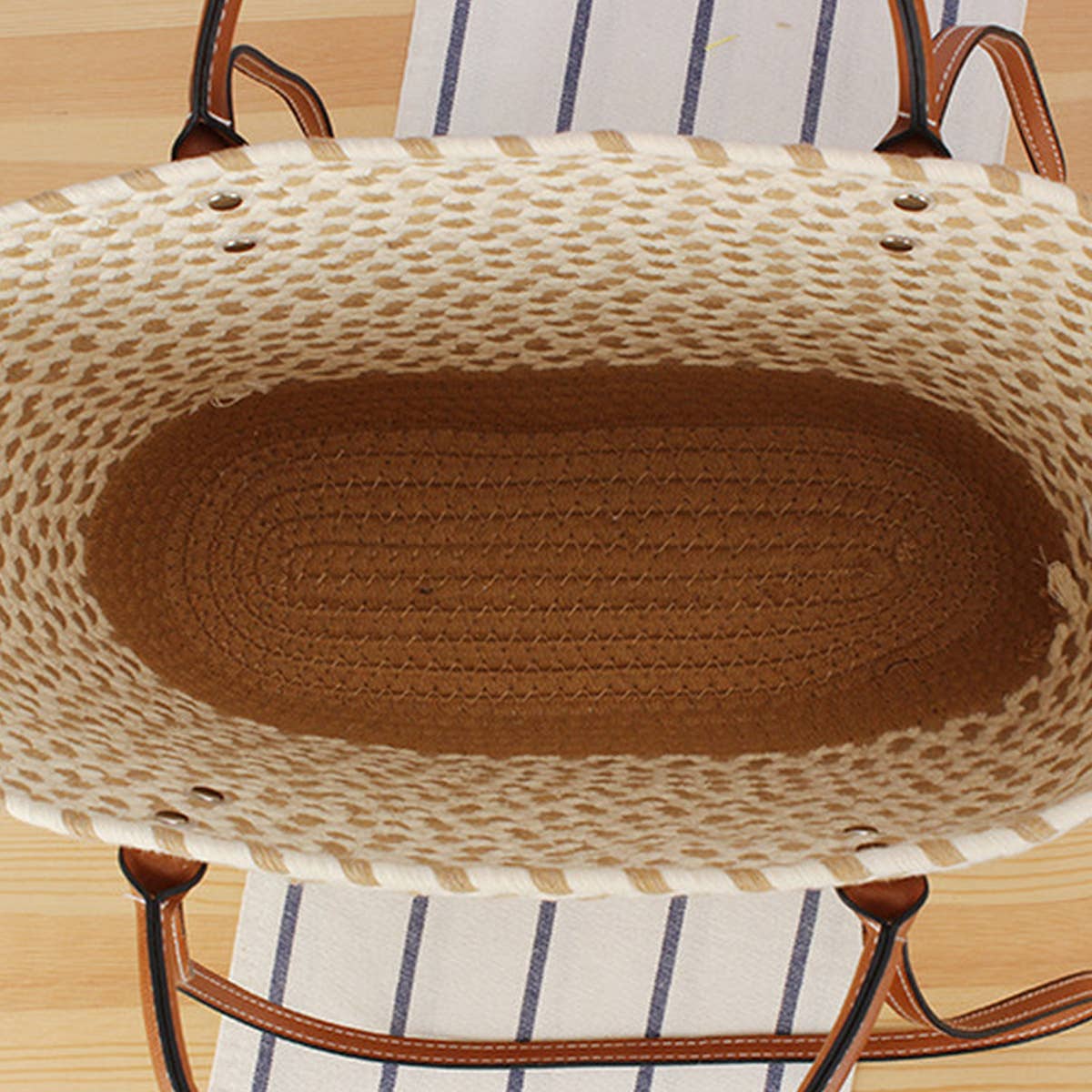 SIMPLE BOHEMIAN STYLE HANDWOVEN BAG_CWAB2108